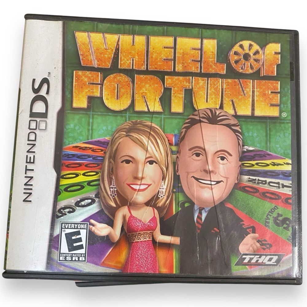 Vintage Wheel Of Fortune Video Game For Nintendo DS